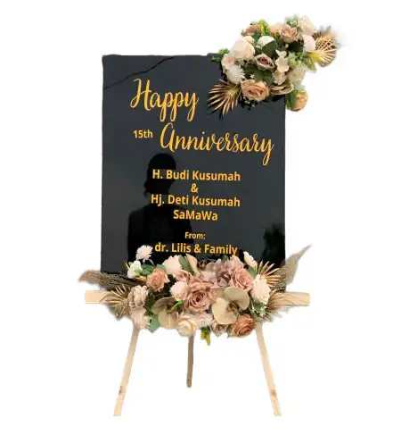 Papan Bunga Akrilik Wanar