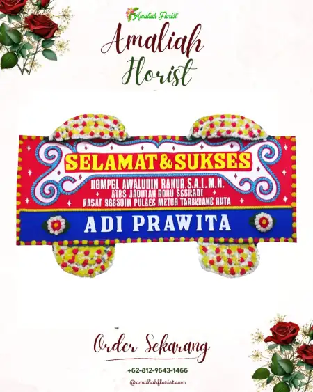 Papan Bunga Ucapan Selamat Wanar